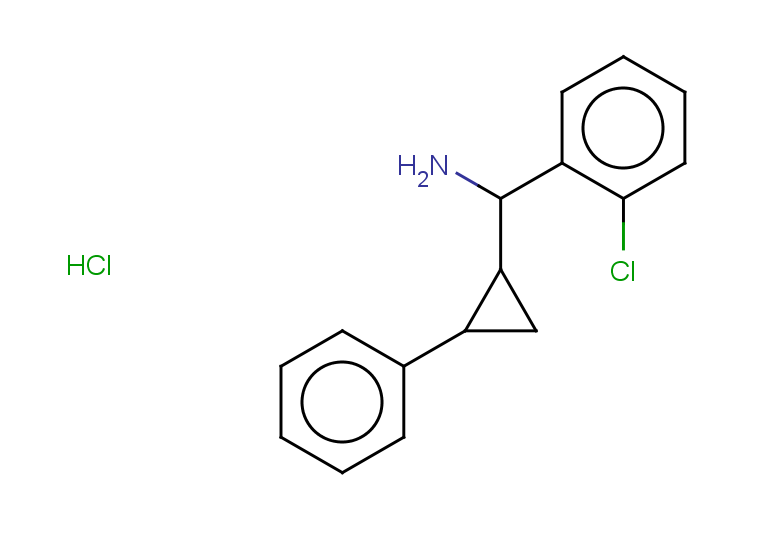 (2-chlorophenyl)(2-phenylcyclopropyl)methanamine hydrochloride