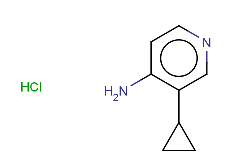 3-cyclopropylpyridin-4-amine hydrochloride