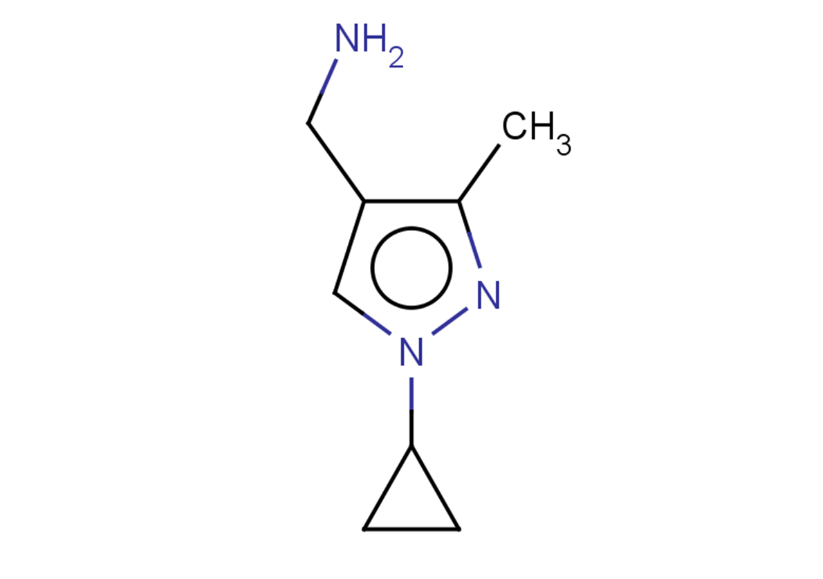 1-(1-cyclopropyl-3-methyl-1H-pyrazol-4-yl)methanamine