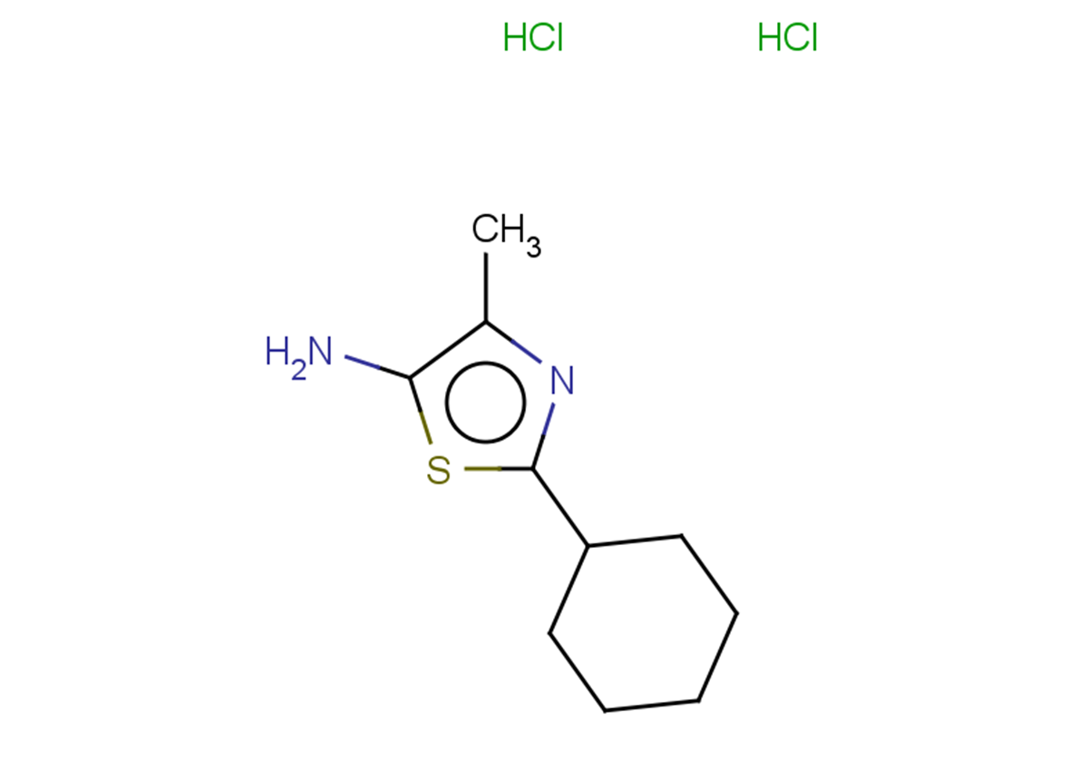 2-cyclohexyl-4-methyl-1,3-thiazol-5-amine dihydrochloride
