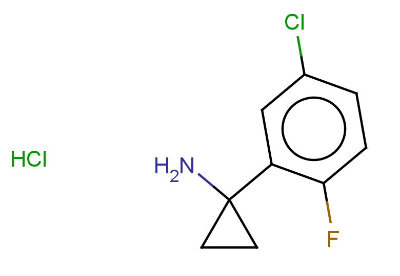 1-(5-chloro-2-fluorophenyl)cyclopropan-1-amine hydrochloride