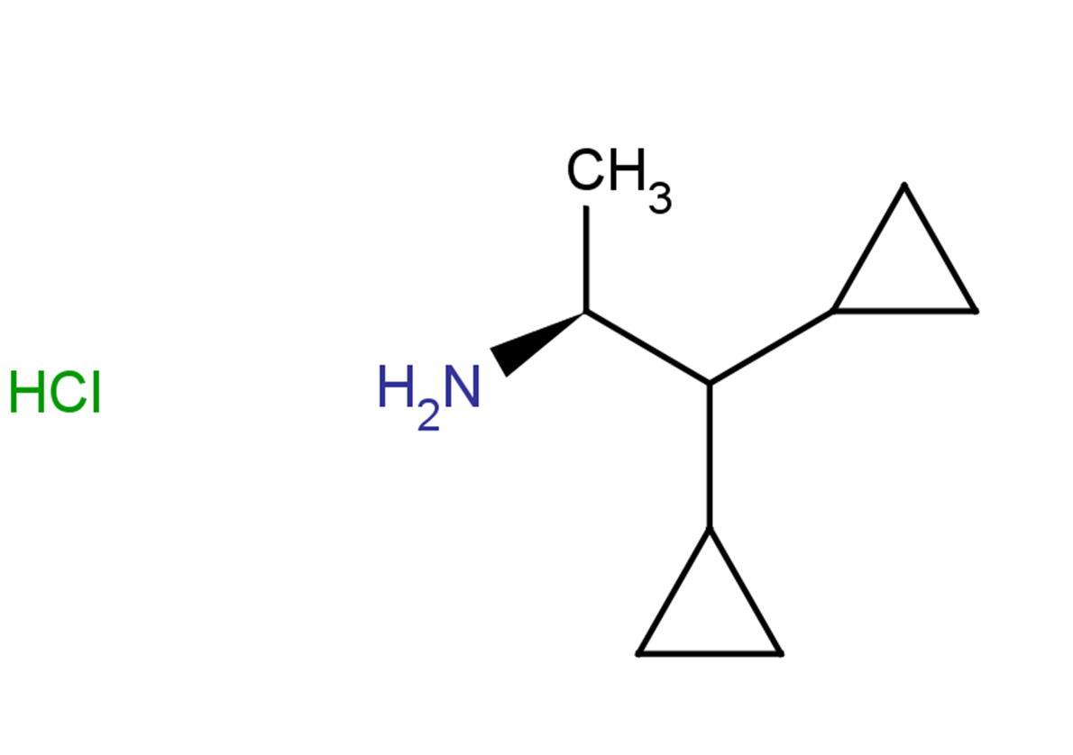 (2S)-1,1-dicyclopropylpropan-2-amine hydrochloride