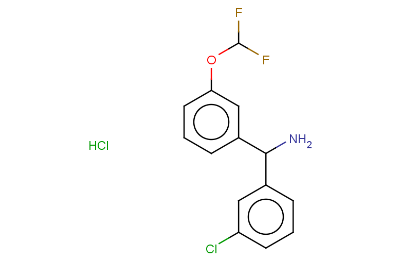 (3-chlorophenyl)[3-(difluoromethoxy)phenyl]methanamine hydrochloride