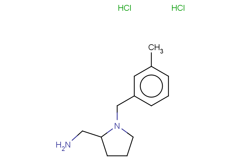 1-{1-[(3-methylphenyl)methyl]pyrrolidin-2-yl}methanamine dihydrochloride