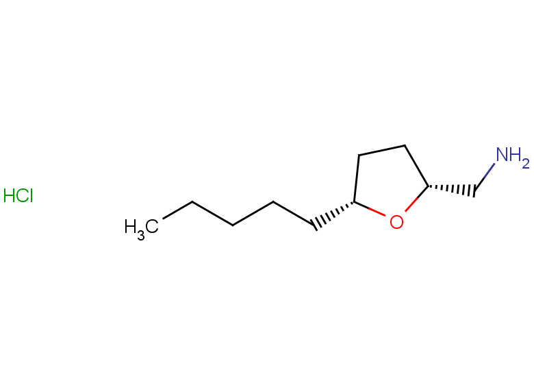 rac-1-[(2R,5R)-5-pentyloxolan-2-yl]methanamine hydrochloride, cis