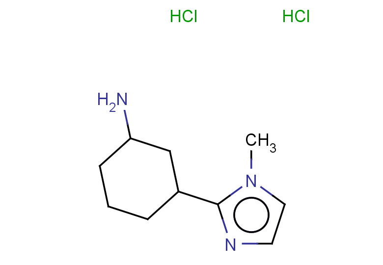 3-(1-methyl-1H-imidazol-2-yl)cyclohexan-1-amine dihydrochloride, Mixture of diastereomers