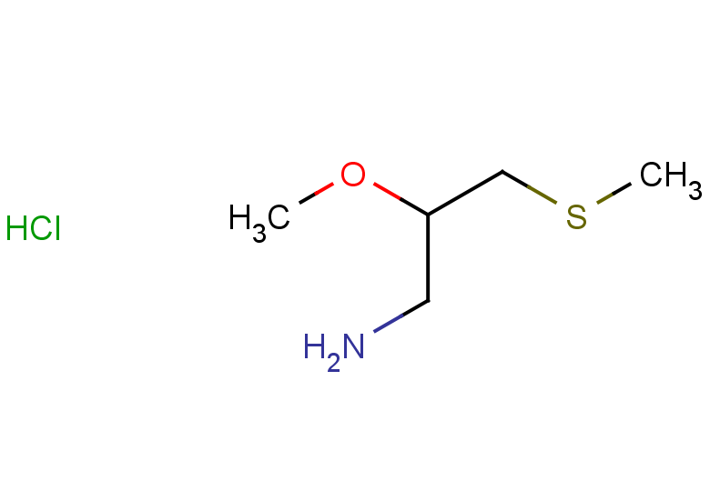 2-methoxy-3-(methylsulfanyl)propan-1-amine hydrochloride
