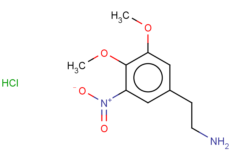 2-(3,4-dimethoxy-5-nitrophenyl)ethan-1-amine hydrochloride