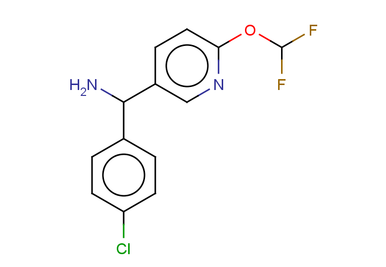 (4-chlorophenyl)[6-(difluoromethoxy)pyridin-3-yl]methanamine
