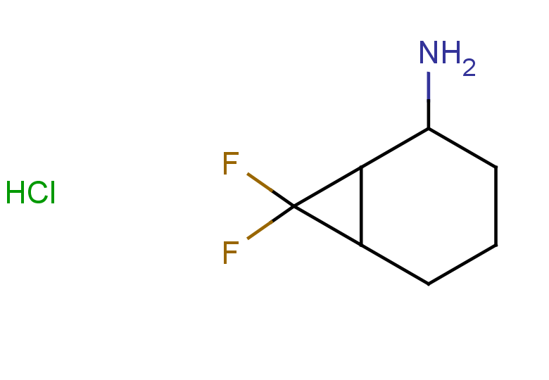 7,7-difluorobicyclo[4.1.0]heptan-2-amine hydrochloride
