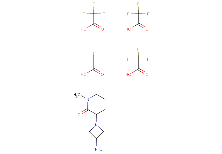 3-(3-aminoazetidin-1-yl)-1-methylpiperidin-2-one, tetrakis(trifluoroacetic acid)