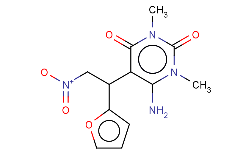 6-amino-5-[1-(furan-2-yl)-2-nitroethyl]-1,3-dimethyl-1,2,3,4-tetrahydropyrimidine-2,4-dione