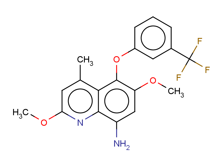 2,6-dimethoxy-4-methyl-5-[3-(trifluoromethyl)phenoxy]quinolin-8-amine