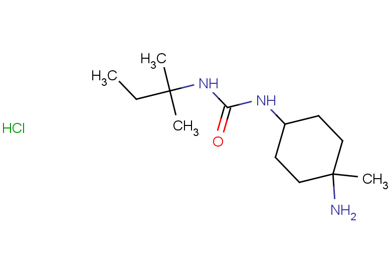 1-(4-amino-4-methylcyclohexyl)-3-(2-methylbutan-2-yl)urea hydrochloride