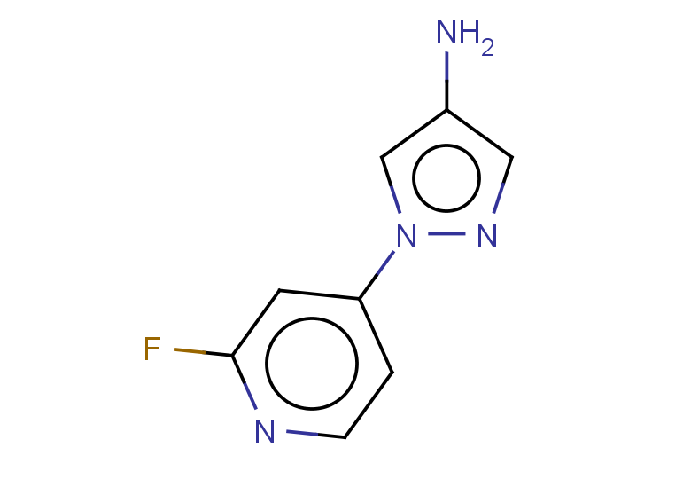 1-(2-fluoropyridin-4-yl)-1H-pyrazol-4-amine