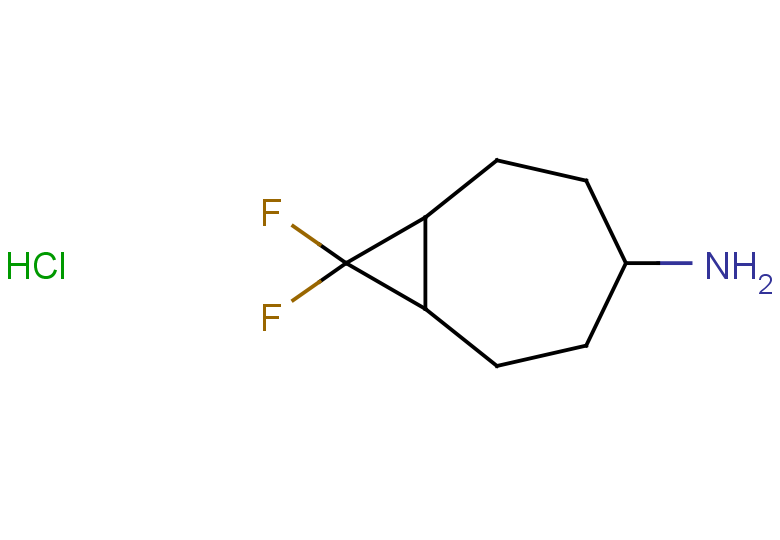 8,8-difluorobicyclo[5.1.0]octan-4-amine hydrochloride