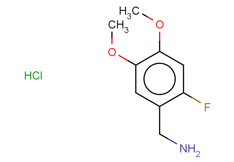 (2-fluoro-4,5-dimethoxyphenyl)methanamine hydrochloride
