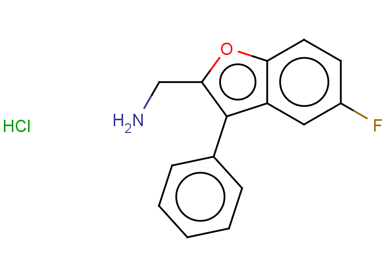 (5-fluoro-3-phenyl-1-benzofuran-2-yl)methanamine hydrochloride
