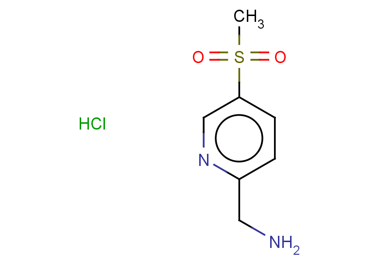 (5-methanesulfonylpyridin-2-yl)methanamine hydrochloride