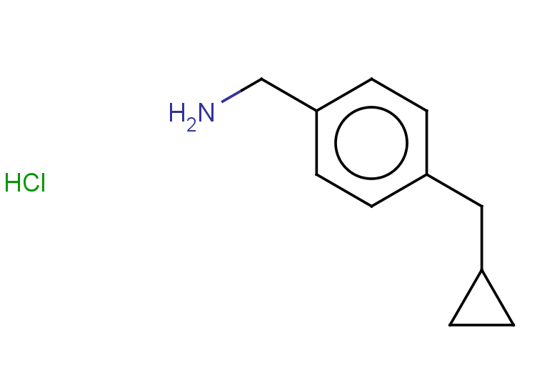 [4-(cyclopropylmethyl)phenyl]methanamine hydrochloride