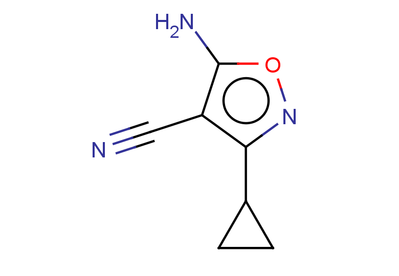 5-amino-3-cyclopropyl-1,2-oxazole-4-carbonitrile