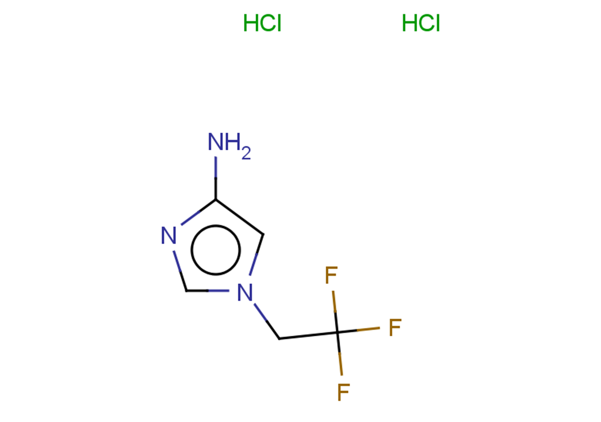 1-(2,2,2-trifluoroethyl)-1H-imidazol-4-amine dihydrochloride