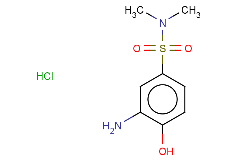 3-amino-4-hydroxy-N,N-dimethylbenzene-1-sulfonamide hydrochloride