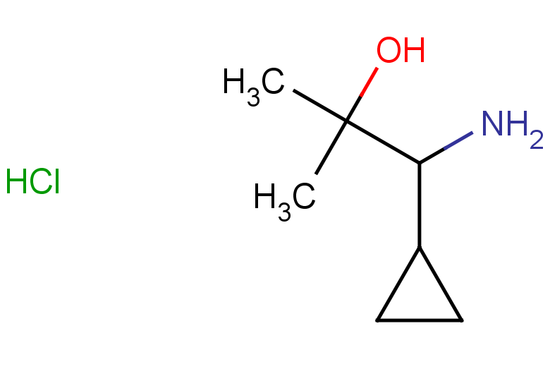 1-amino-1-cyclopropyl-2-methylpropan-2-ol hydrochloride
