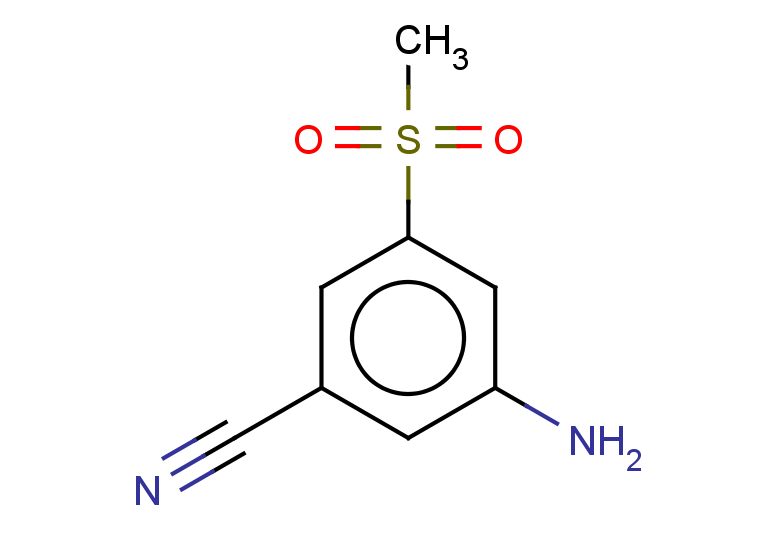 3-amino-5-methanesulfonylbenzonitrile