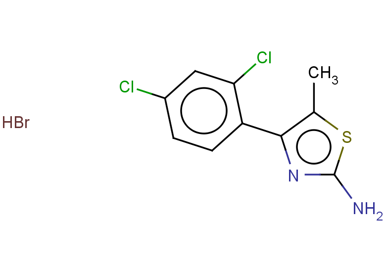 4-(2,4-dichlorophenyl)-5-methyl-1,3-thiazol-2-amine hydrobromide