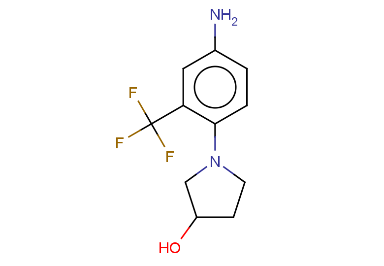 1-[4-amino-2-(trifluoromethyl)phenyl]pyrrolidin-3-ol