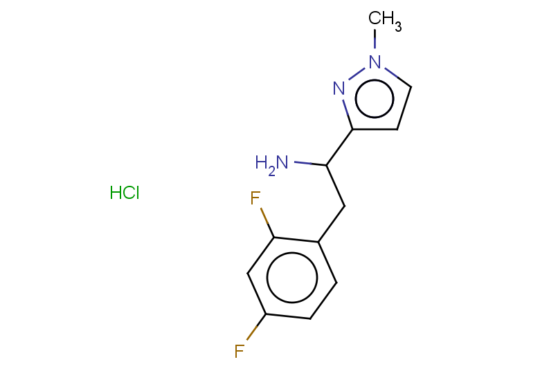 2-(2,4-difluorophenyl)-1-(1-methyl-1H-pyrazol-3-yl)ethan-1-amine hydrochloride