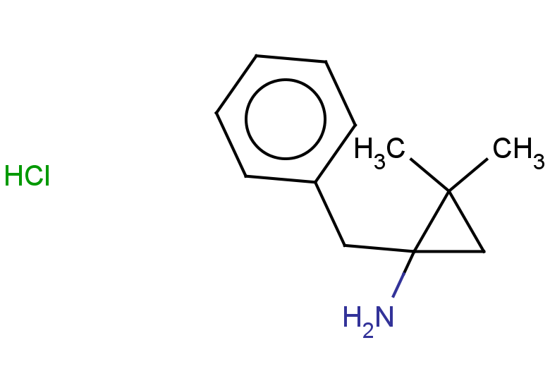 1-benzyl-2,2-dimethylcyclopropan-1-amine hydrochloride
