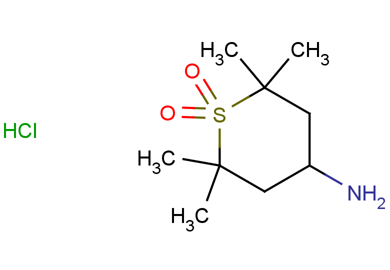 4-amino-2,2,6,6-tetramethyl-1lambda6-thiane-1,1-dione hydrochloride