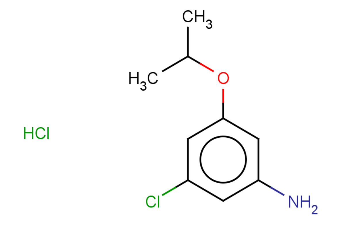 3-chloro-5-(propan-2-yloxy)aniline hydrochloride