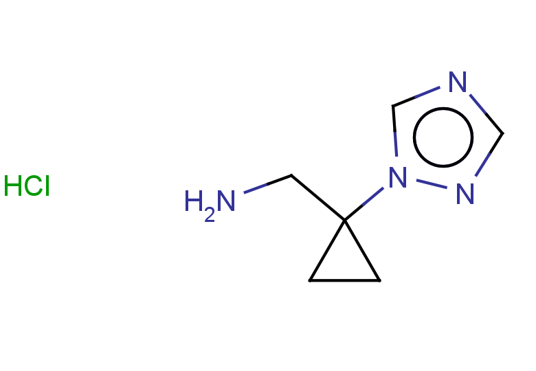 [1-(1H-1,2,4-triazol-1-yl)cyclopropyl]methanamine hydrochloride