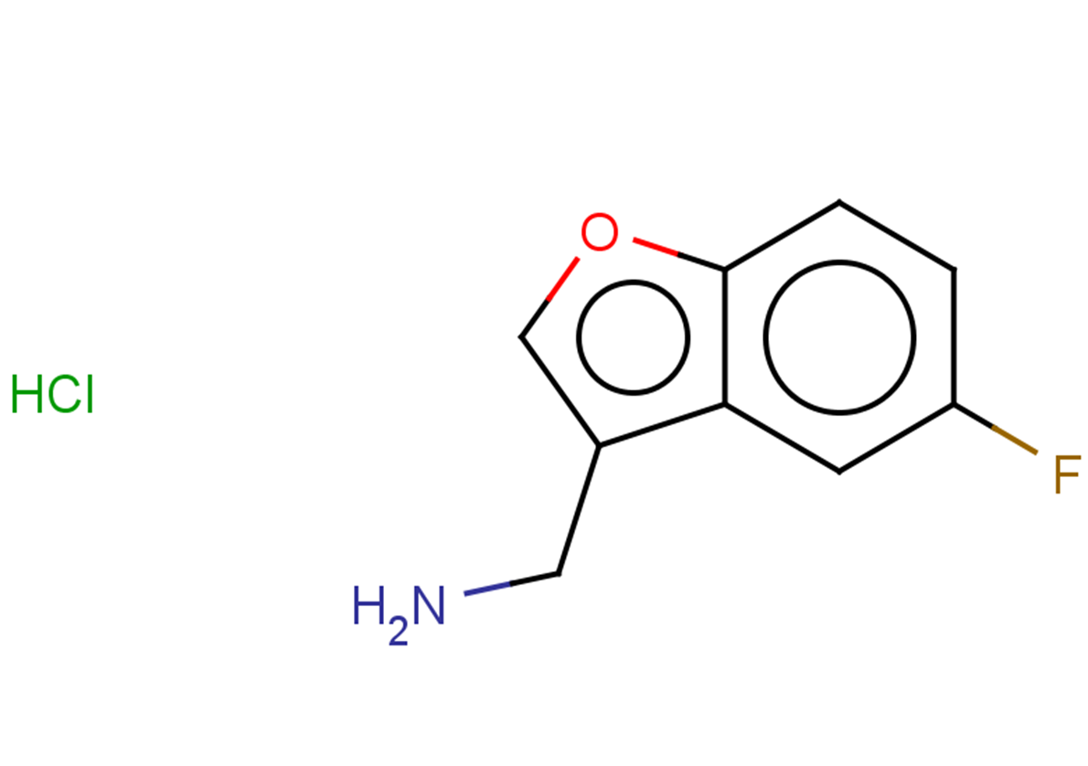 (5-fluoro-1-benzofuran-3-yl)methanamine hydrochloride
