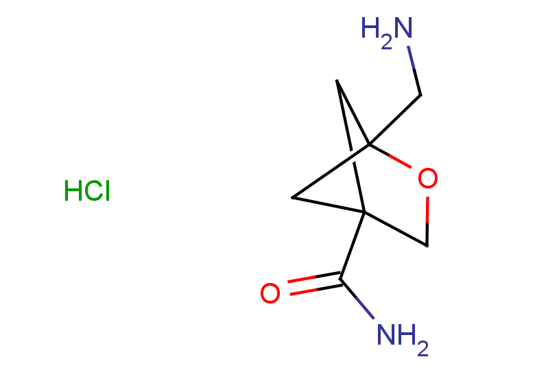 1-(aminomethyl)-2-oxabicyclo[2.1.1]hexane-4-carboxamide hydrochloride