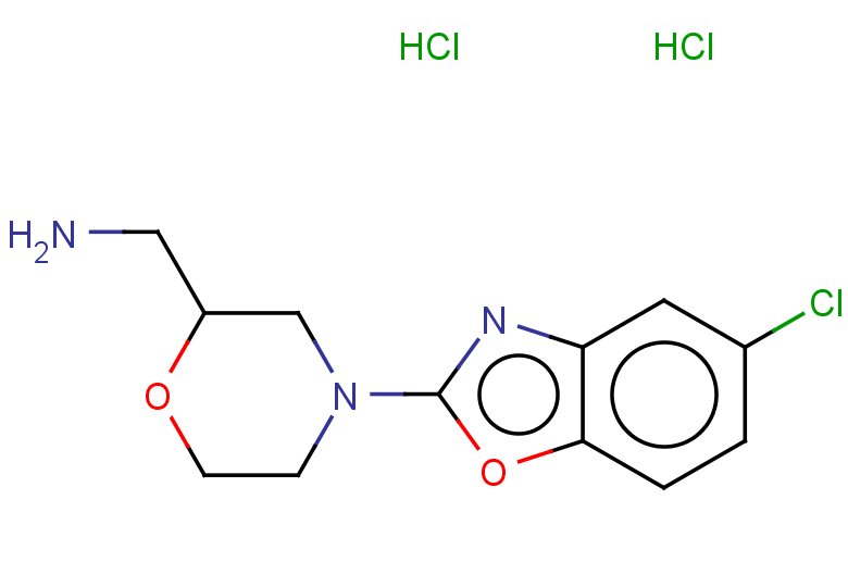 [4-(5-chloro-1,3-benzoxazol-2-yl)morpholin-2-yl]methanamine dihydrochloride