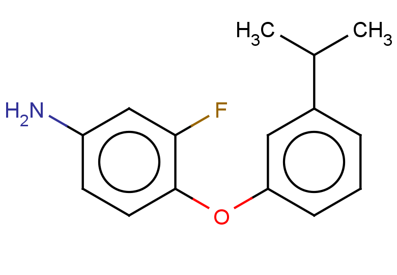3-fluoro-4-[3-(propan-2-yl)phenoxy]aniline
