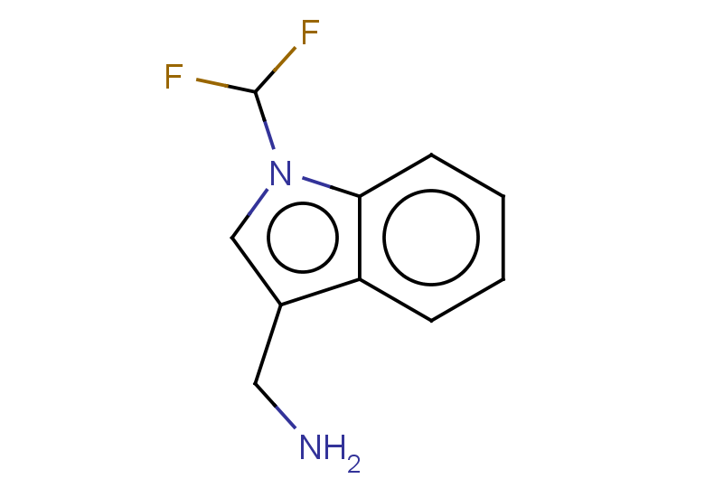 [1-(difluoromethyl)-1H-indol-3-yl]methanamine