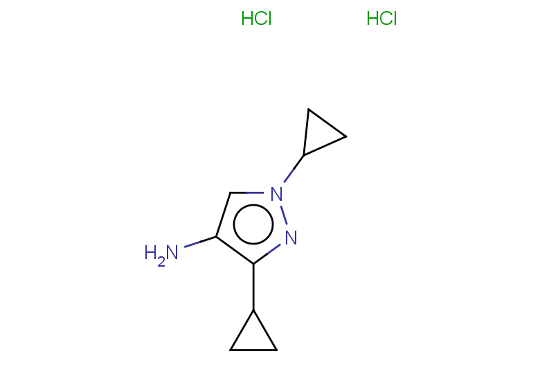 1,3-dicyclopropyl-1H-pyrazol-4-amine dihydrochloride