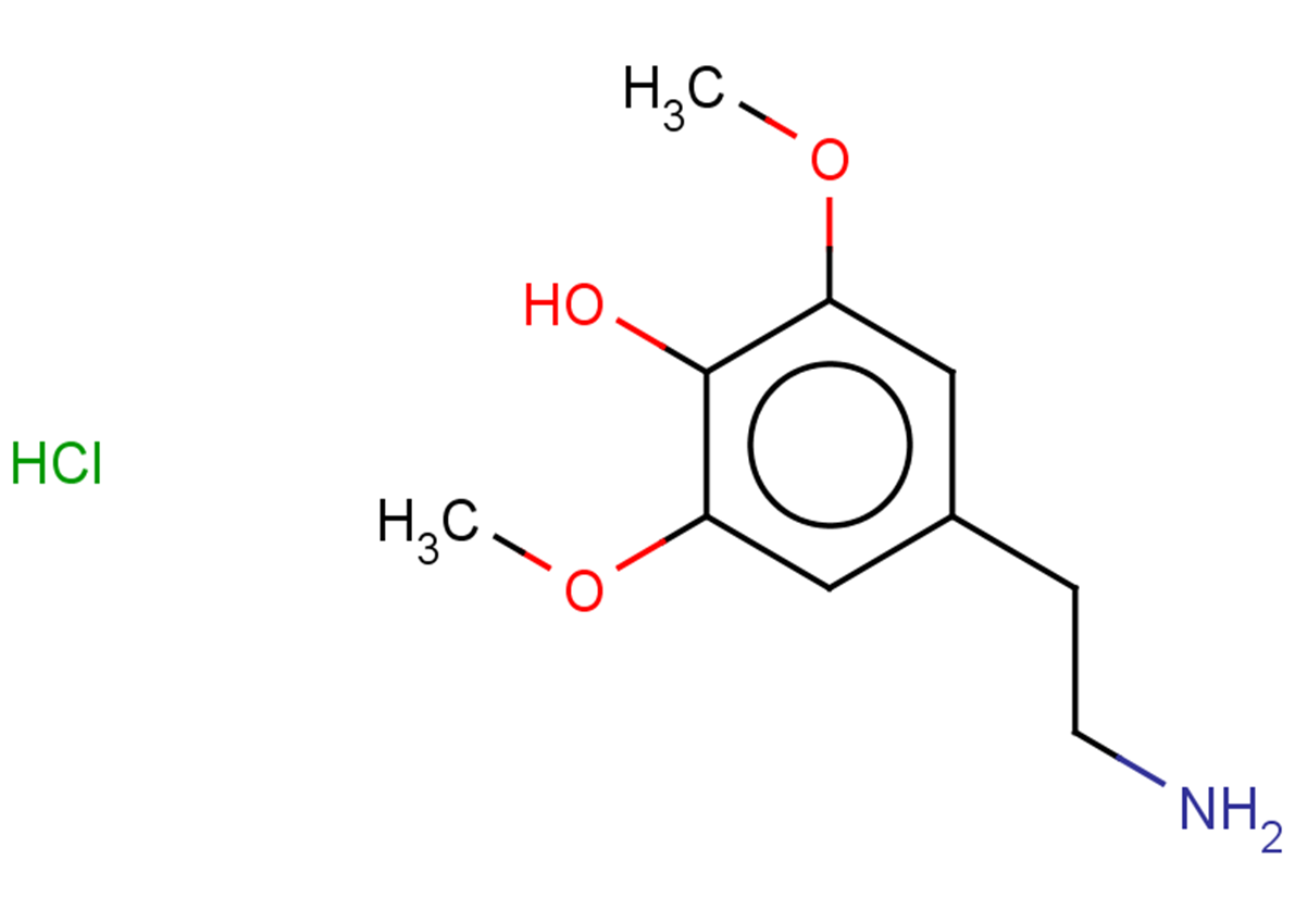4-(2-aminoethyl)-2,6-dimethoxyphenol hydrochloride