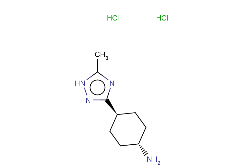 rac-(1r,4r)-4-(5-methyl-1H-1,2,4-triazol-3-yl)cyclohexan-1-amine dihydrochloride, trans