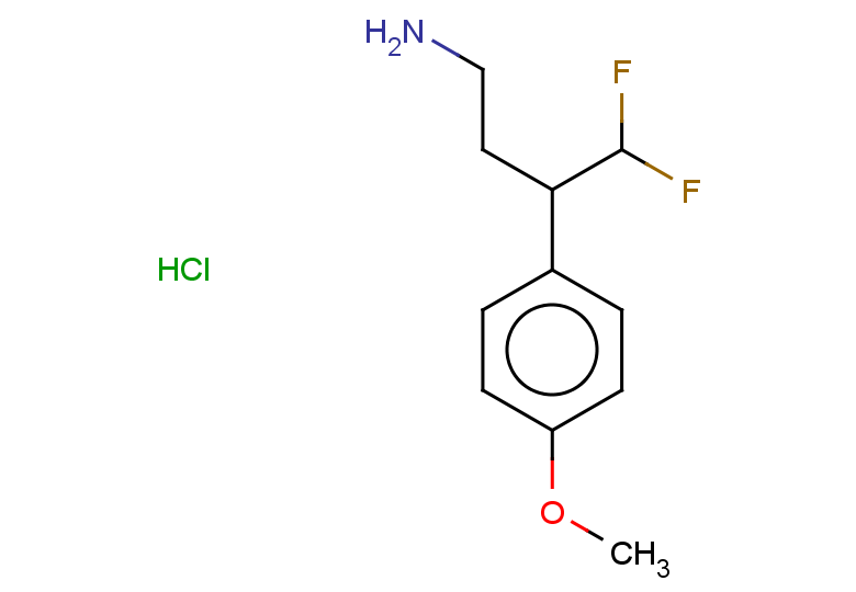 4,4-difluoro-3-(4-methoxyphenyl)butan-1-amine hydrochloride