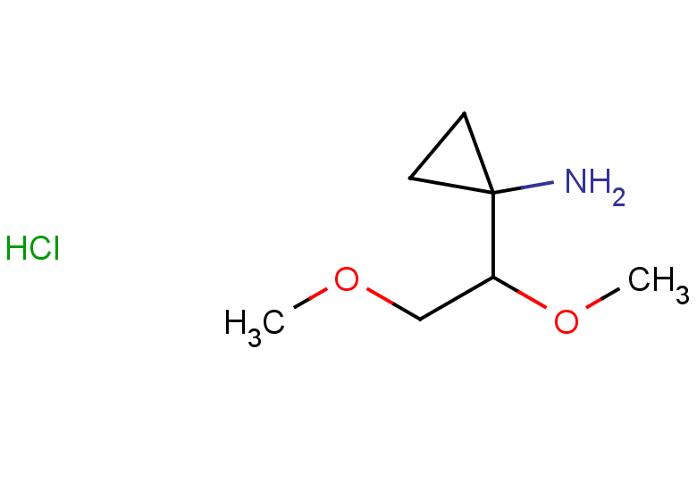 1-(1,2-dimethoxyethyl)cyclopropan-1-amine hydrochloride