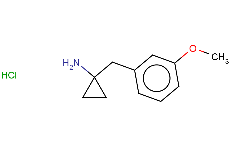 1-[(3-methoxyphenyl)methyl]cyclopropan-1-amine hydrochloride