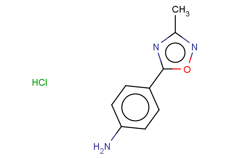 4-(3-methyl-1,2,4-oxadiazol-5-yl)aniline hydrochloride