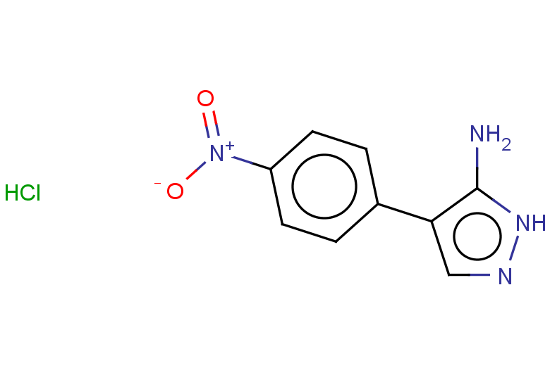 4-(4-nitrophenyl)-1H-pyrazol-5-amine hydrochloride
