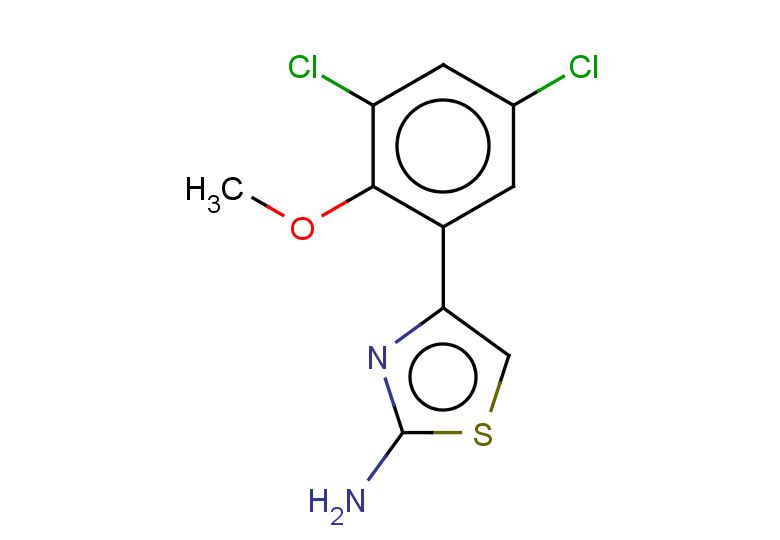 4-(3,5-dichloro-2-methoxyphenyl)-1,3-thiazol-2-amine